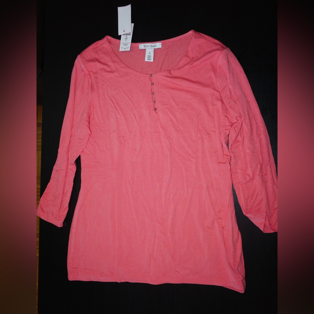 White House, Black Market Women's Pink Top